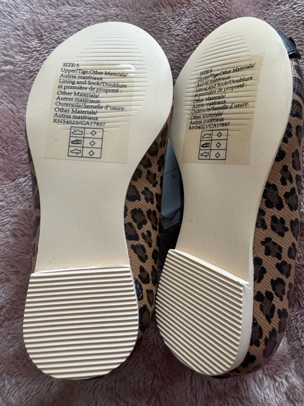 NWT Janie and Jack Leopard Print Mary Jane Baby/Toddler Girl Shoes, Size 5